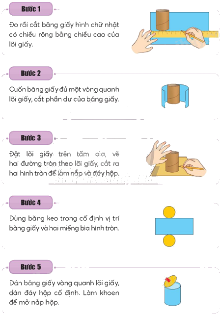 Toán lớp 5 Bài 67. Hình trụ - SGK chân trời sáng tạo 2