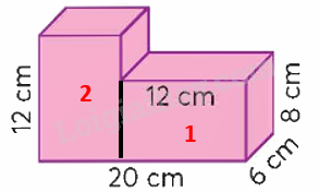 Toán lớp 5 Bài 73. Thể tích hình hộp chữ nhật - SGK chân trời sáng tạo 3